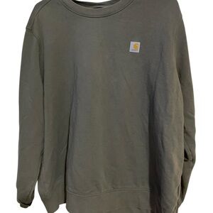 Carhartt Men's Classic Green Crewneck Sweater